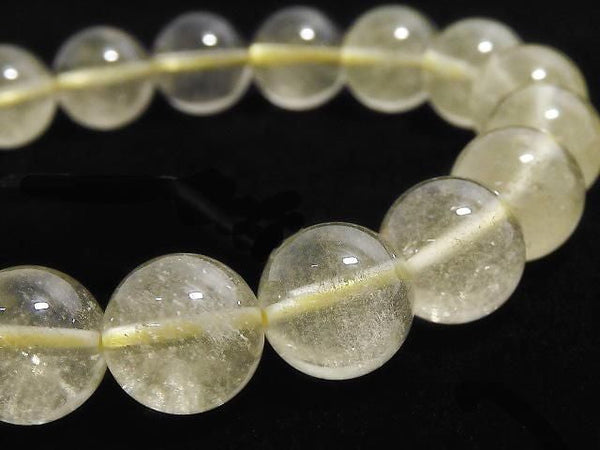 [Video][One of a kind] Libyan Desert Glass Round 10.5mm Bracelet NO.109