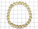 [Video][One of a kind] Libyan Desert Glass Round 7mm Bracelet NO.2