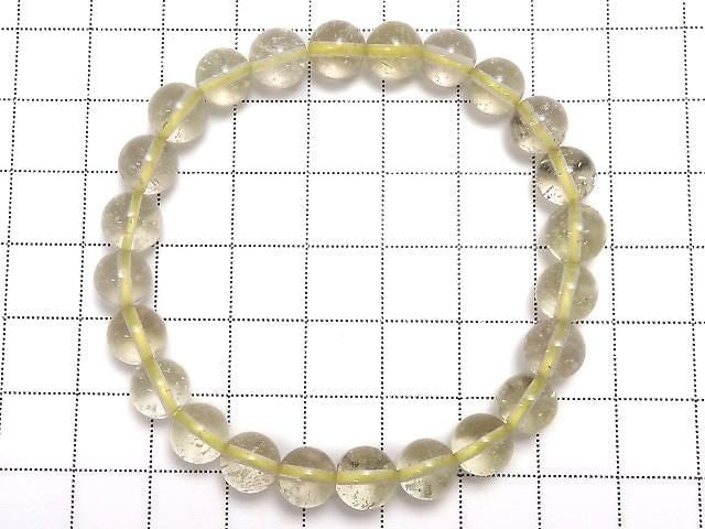 [Video][One of a kind] Libyan Desert Glass Round 8mm Bracelet NO.6
