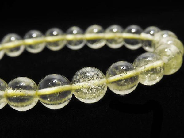 [Video][One of a kind] Libyan Desert Glass Round 8mm Bracelet NO.7