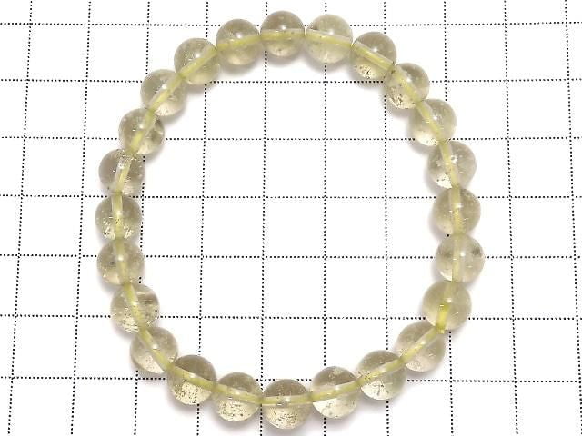 [Video][One of a kind] Libyan Desert Glass Round 8mm Bracelet NO.7