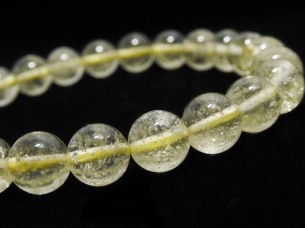 [Video][One of a kind] Libyan Desert Glass Round 8mm Bracelet NO.8