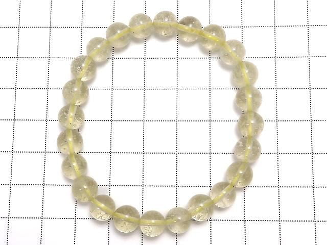 [Video][One of a kind] Libyan Desert Glass Round 8mm Bracelet NO.8