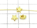 Metal parts Star Motif 5.5x5.5mm Drilled Hole 10pcs