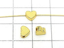 Metal parts Heart Motif 5x6mm Drilled Hole 10pcs