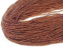 [Video] Hessonite Garnet AAA- Round 3mm 1strand beads (aprx. 15 inches/37 cm)