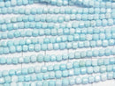 [Video] High Quality! Magnesite Turquoise Cube Shape 2.5x2.5x2.5mm 1strand beads (aprx.15inch/36cm)