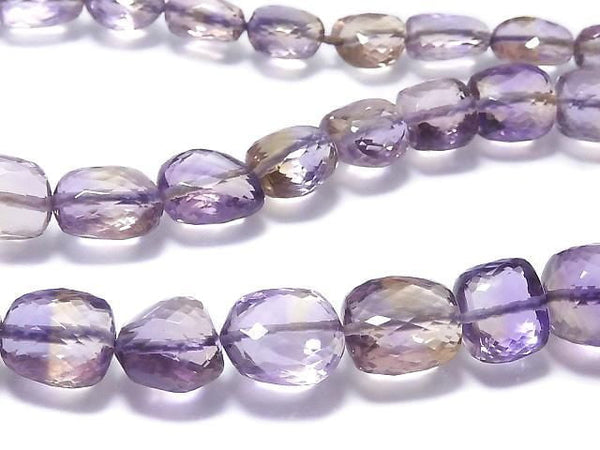 [Video][One of a kind] High Quality Ametrine AAA Micro Cut Size Gradation 1 Strand (43cm) NO.2