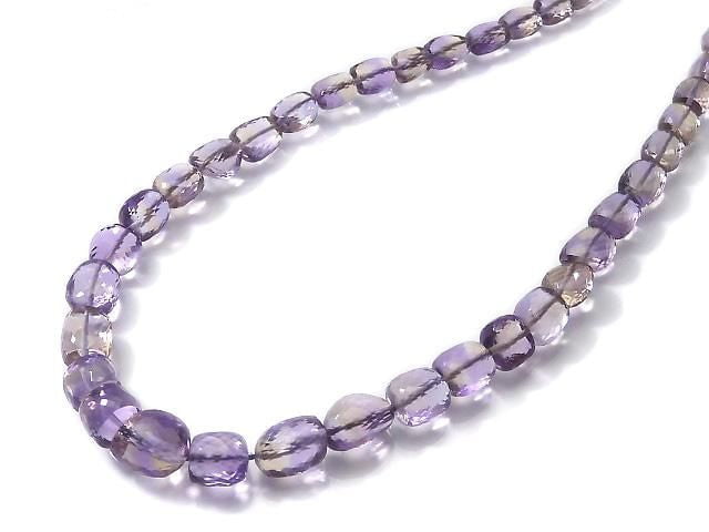 [Video][One of a kind] High Quality Ametrine AAA Micro Cut Size Gradation 1 Strand (43cm) NO.2