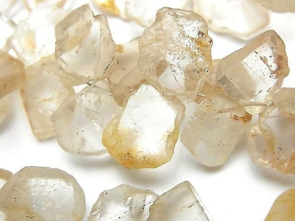 [Video] Brown Topaz AA++ Rough Slice Faceted Half or 1 Strand Beads (aprx. 7 inches/17 cm)