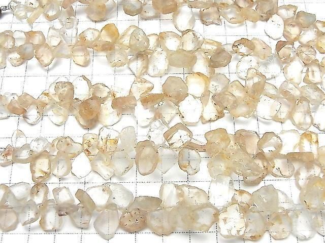 [Video] Brown Topaz AA++ Rough Slice Faceted Half or 1 Strand Beads (aprx. 7 inches/17 cm)