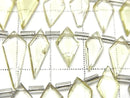 [Video] Lemon Quartz AA++ Deformed Diamond Shape 1strand beads (approx. 6 inches/16 cm)