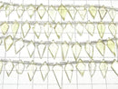 [Video] Lemon Quartz AA++ Deformed Diamond Shape 1strand beads (approx. 6 inches/16 cm)