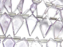 [Video] Pink Amethyst AA++ Deformed Diamond Shape 1strand beads (approx. 6 inches/16 cm)