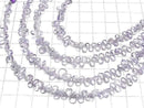 [Video] Unheated Blue-Purple Sapphire AA++ Pear Shape Faceted Briolette Half or 1 strand beads (approx. 7 inches/18 cm)