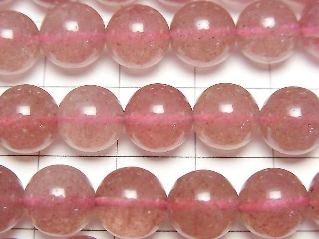 [Video] Pink Epidote AA++ Round 8.5mm 1strand beads (approx. 15 inches/36 cm)