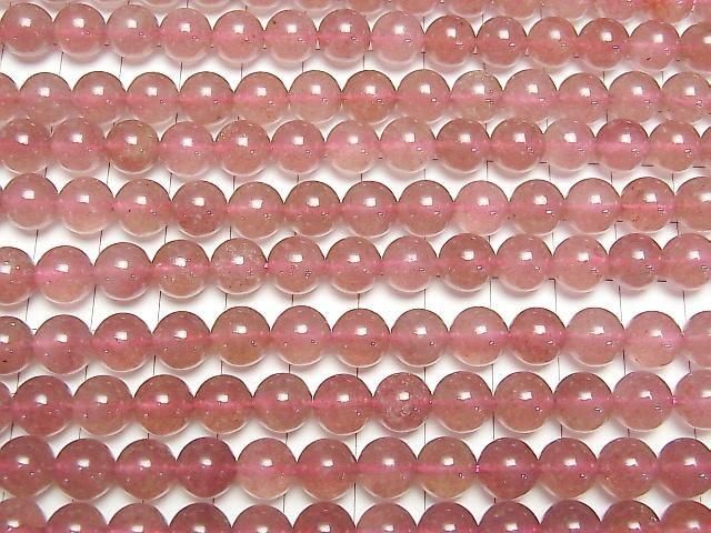 [Video] Pink Epidote AA++ Round 8.5mm 1strand beads (approx. 15 inches/36 cm)