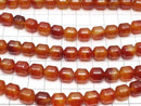 [Video] Mixed Carnelian AAA- Rondelle (Tube) 9x8.5x8.5mm 1strand beads (aprx. 14 inches/34 cm)