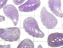 [Video] Lavender Amethyst AA++ Angel Wing 18x10mm 3pcs