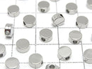 Metal parts Coin Motif 6x6mm Drilled Hole 10pcs