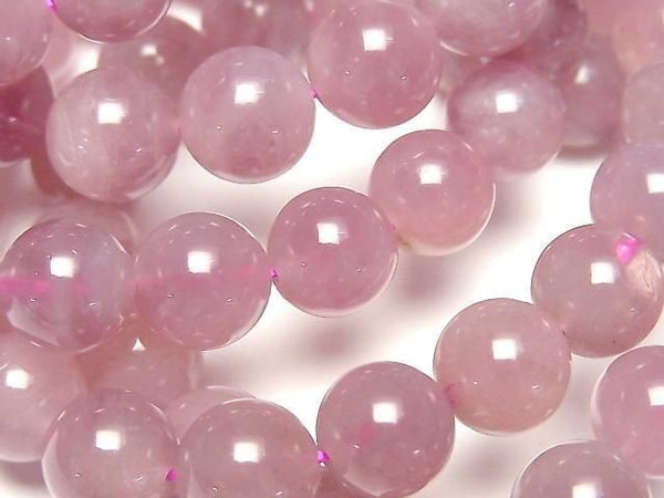 [Video] Madagascar Deep Rose Quartz AA++ Round 10mm Bracelet