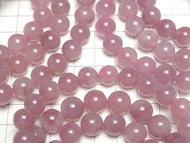 [Video] Madagascar Deep Rose Quartz AA++ Round 10mm Bracelet