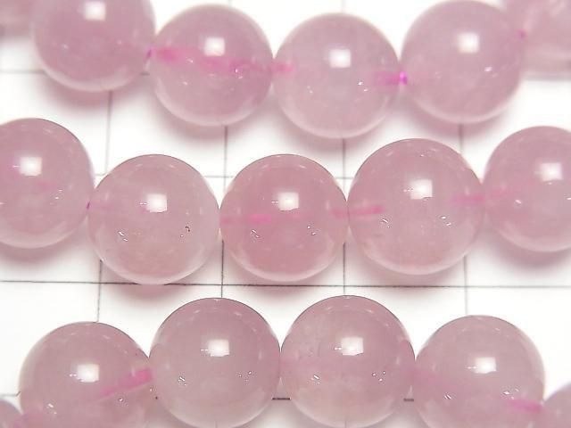 [Video] Madagascar Deep Rose Quartz AA++ Round 10mm Bracelet