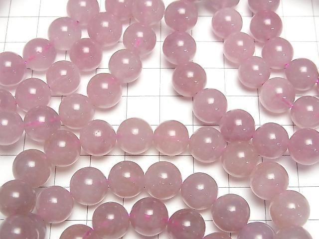 [Video] Madagascar Deep Rose Quartz AA++ Round 10mm Bracelet