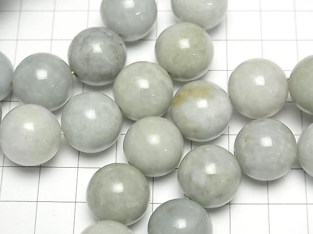 [Video] Burmese Jadeite AA Round 16mm Bracelet