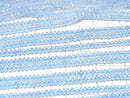 [Video] High Quality Sky Blue Topaz AAA- Faceted Button Rondelle Half or 1 strand beads (approx. 12 inches/30 cm)