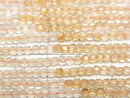 [Video] High Quality! Citrine AAA- Cube Shape 2x2x2mm Color Gradation 1strand beads (aprx.15inch/37cm)