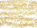 [Video]Citrine AA++ Rough Slice Faceted half or 1strand beads (aprx.7inch/18cm)