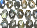 [Video] Labradorite AA++ Faceted Oval Half or 1 strand beads (16pcs)