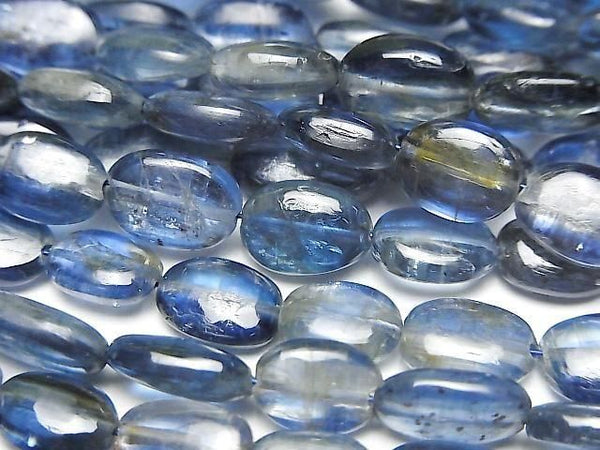 [Video] Kyanite AA Oval half or 1 strand beads (approx. 13 inches/32 cm)