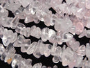 [Video] Rose Quartz AA++ Chips (Small Nugget) 1strand beads (approx. 30 inches/76 cm)