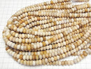 [Video]Fossil Coral Rondelle 8.5x8.5x5mm 1strand beads (aprx.15inch/37cm)