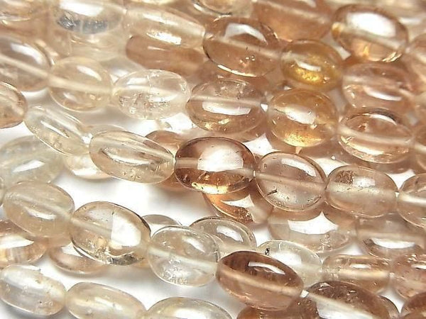 [Video] Brown Topaz AA++ Oval half or 1strand beads (approx. 15 inches/38 cm)