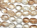 [Video] Brown Topaz AA++ Oval half or 1strand beads (approx. 15 inches/38 cm)