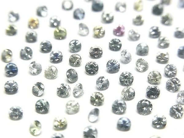 [Video] High Quality Montana Sapphire AAA Loose Stone Round Faceted 2.5x2.5mm 10pcs