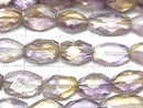[Video]Ametrine AA++ Faceted Nugget 1strand beads (aprx.13inch/32cm)