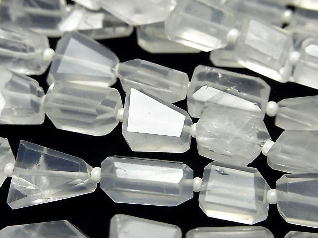 [Video] Brazilian Ice Quartz AA Faceted Nugget 1strand beads (approx. 11 inches/28 cm)
