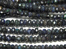 [Video] Matrix Opal AA++ Faceted Button Rondelle Half or 1 strand beads (approx. 15 inches/38 cm)