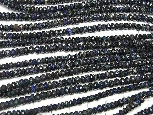 [Video] Matrix Opal AA++ Faceted Button Rondelle Half or 1 strand beads (approx. 15 inches/38 cm)