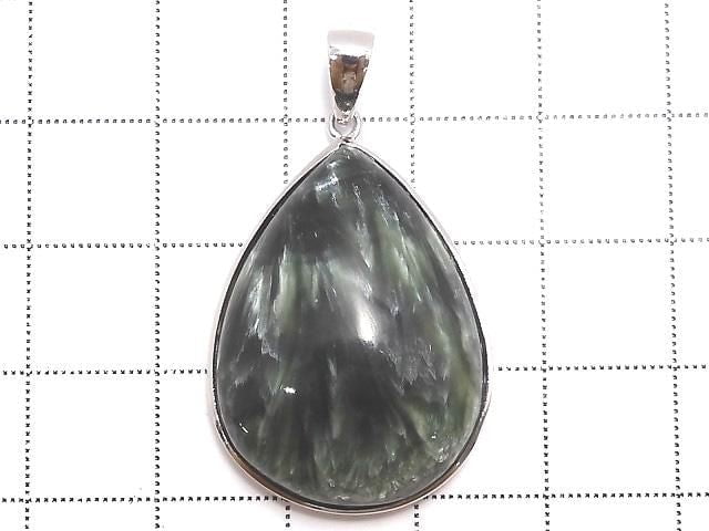 [Video][One of a kind] Seraphinite AAA Pendant Silver925 NO.5