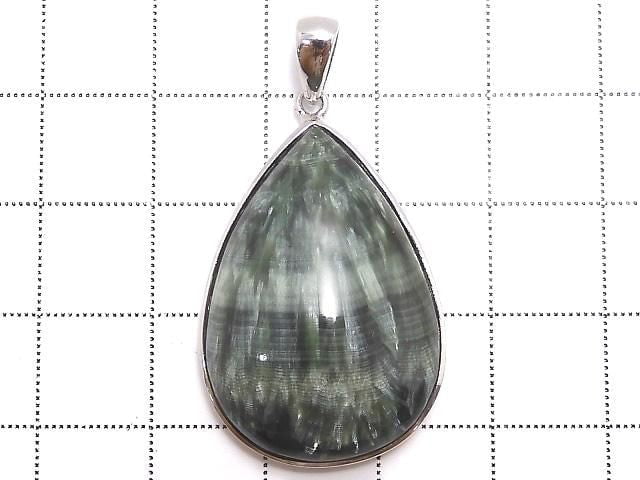 [Video][One of a kind] Seraphinite AAA Pendant Silver925 NO.6