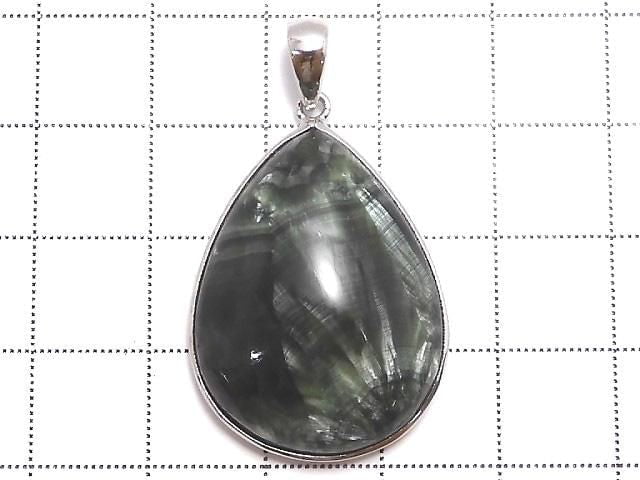 [Video][One of a kind] Seraphinite AAA Pendant Silver925 NO.8