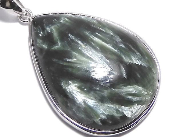 [Video][One of a kind] Seraphinite AAA Pendant Silver925 NO.10
