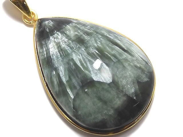 [Video][One of a kind] Seraphinite AAA Pendant 18KGP NO.11