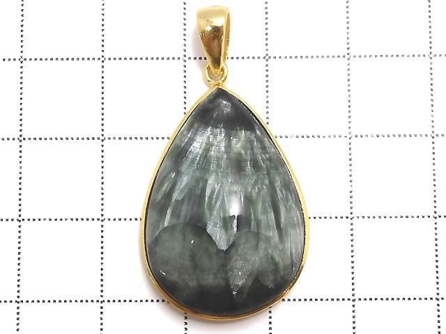 [Video][One of a kind] Seraphinite AAA Pendant 18KGP NO.11