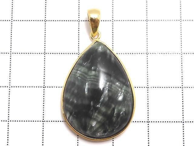 [Video][One of a kind] Seraphinite AAA Pendant 18KGP NO.12